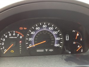 The minivan hit 100K miles this week. The Camry should be hitting 200K miles in the next year. 