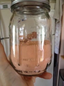 What is it? Cheese powder? Nope! It is powdered sweet potato! A new Paleo flour!