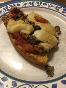 Grain, legume, and dairy free pizza!