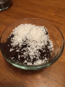 moo-less mousse (with coconut)