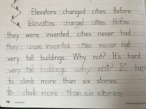 I thought I would share a sample of Max's recent handwriting. I am impressed!