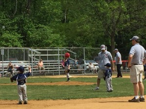 Max got to be the pitcher for an inning!