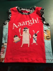 Nathaniel mama made shirt!