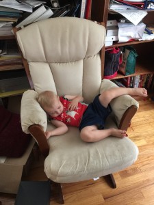 Tuckered out!