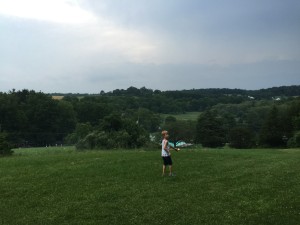 To get to the restroom we had to go down a steep hill. However it sort of reminded me of the Sound of Music... sort of. 