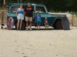 Family shot! This is at the campground.