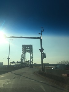 Upper deck, George Washington Bridge. 