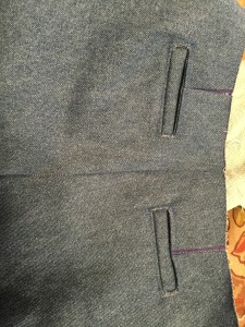 I made cool pockets in Nathaniel's pants!