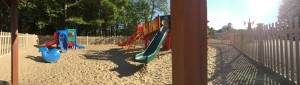 Playground at park.