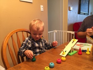 Nathaniel with his Koala Crate