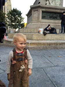 In Columbus Circle