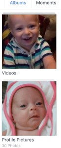 I found this on my Facebook after I uploaded a photo. It is a video of Nathaniel and a photo of Emily. I never noticed how much they look alike!