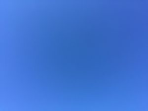 At one point we got stuck in a traffic jam that was park worthy. So I put the car in park and took this photo of the blue sky. Now I will ALWAYS know what shade of blue the sky really is. ;)